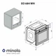 Духовой шкаф электрический (белый) Minola EO 684 WH - изображение 10