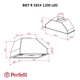 Вытяжка полновстраиваемая Perfelli BIET R 5854 I 1200 LED - изображение 10