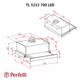Витяжка телескопічна Perfelli TL 5212 WH 700 LED - изображение 12