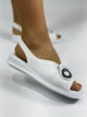 Женские босоножки Evromoda 40 Белый 3004 - изображение 6