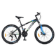 Велосипед "OPTIMAL" PROF1 G24OPTIMAL A24.4 24 д. Алюм.рама 13", SHIMANO 21SP, DB, FW TZ500, чорний-блакитний - зображення 1