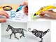 3Д ручка для рисования с LCD дисплеем 3D Pen-2 Жёлтая - изображение 3