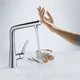Смеситель для кухни Hansgrohe Talis Select S 300 с кнопкой управления однорычажный, хром (72820000) - изображение 2