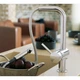 Змішувач для кухні з висувним виливом Grohe Minta (колір - хром) (32168000) - зображення 13