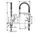 Змішувач для кухні Hansgrohe Cento XXL 2jet Semi Pro, хром (14806000) - изображение 5