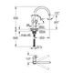 Змішувач для кухні Grohe Bau Loop (колір - хром) (31368001) - зображення 6