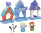 Игровой набор Fisher-Price Disney Frozen Snowflake Village Деревня Снежинок с фигурками Анны, Эльзы и Олафа - изображение 1