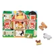 Ігровий набір Дерев'яна дошка з віконцями Ферма Melissa & Doug MD14592 - зображення 1