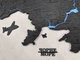 Деревянная 3D карта Украины "Black" 200 x 135 см от GOODMARK, политическая, c реками и интересными отметками - изображение 5