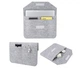 Чохол Zamax із повсті для MacBook Air/Pro 13.3" - Light Grey - зображення 2