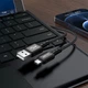 USB кабель із роз'ємом Type-C ACEFAST nylon aluminum connectors (3A, 1.2m). Black - зображення 3