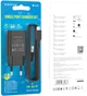 Сетевое зарядное устройство для Borofone BA68A Glacier single port charger set (iP) Black (6974443385687) - изображение 4