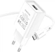 СЗУ блок Borofone BA68A (1USB/ 2.1A) + кабель iPhone білий - изображение 2
