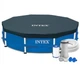 Круглый каркасный бассейн Intex 28202 NP. Фильтр-насос в комплекте. Размером 305x76см, объём 4485л, от 6 лет - изображение 1