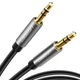 Кабель UGREEN AV119 3.5mm Male to 3.5mm Male Cable 1m Black (10733) - изображение 2