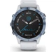 Смарт-годинник Garmin Fenix 6 Pro Solar Edition Mineral Blue with Whitestone Band (010-02410-19/18) - зображення 8