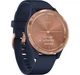 Смарт-часы Garmin Vivomove 3s Rose Gold Stainless Steel Bezel w. Navy and Silicone B. (010-02238-03) () - изображение 2