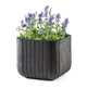 Горшок для цветов (кашпо) Keter Cube Planter L (17201220) Антрацит - изображение 3