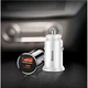 Автомобильное зарядное устройство Baseus Circular Plastic Быстрая зарядка Quick Charge 4.0 + Power Delivery 3.0 30W USB + Type-C 5A Зарядка в авто White (CCALL-YS02) - изображение 2