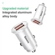 Автомобильное зарядное устройство Baseus Circular Plastic 30W Быстрая зарядка Quick Charge 3.0 2USB 5A Зарядка в авто White (CCALL-YD02) - изображение 12