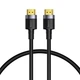 Кабель Baseus Cafule 4KHDMI Male To 4KHDMI Male Adapter Cable 1m Black - изображение 1