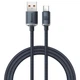 Кабель Baseus Crystal Shine Series Fast Charging Data Cable USB to Type-C 100W 1.2m Black - изображение 1