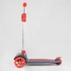 Самокат трехколесный LK-52003 Best Scooter (4) СВЕТ ДЕКИ, КОЛЕС И ДИСКОВ, съемный руль, передние колеса PU 120х35мм, задние колеса PU 80х30мм - изображение 3