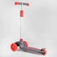 Самокат трехколесный LK-52003 Best Scooter (4) СВЕТ ДЕКИ, КОЛЕС И ДИСКОВ, съемный руль, передние колеса PU 120х35мм, задние колеса PU 80х30мм - изображение 5