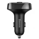 Автомобільний FM модулятор Baseus CCTM + зарядний пристрій в прикурювач Baseus CCTM (2USB, 2.4A, Bluetooth, LED дисплей) - Чорний - зображення 2