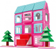 Klocki magnetyczne Magformers Sweet House Set 64 elementy (705001) (8809134369425) - obraz 4