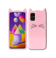 3D Чехол для Samsung GalaxyA71 (SM-A715FZ) Котик с ушками и усиками - изображение 1