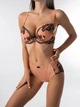 Комплект Lise Marie Primavera Бюстгальтер Push Up и Слипы 2141 Оранжевый 75C/M (18993) - изображение 1