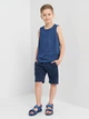 Детская майка для мальчика Minoti Aqua 6 38346JNR 122-128 см Синяя (5063025039405) - изображение 3