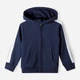 Детская толстовка с капюшоном Minoti 13Fleece 4 38450JNR 110-116 см Синяя (5063025050721) - изображение 6