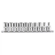 Набор головок Molder головки 1/2" 8-19 мм, CR-V, 10шт (MT68010) - изображение 2
