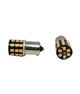 Светодиодная лампа с цоколем PY21W ba15s 1156 33SMD 2835 10-30V с драйвером Желтая (11610) - изображение 2