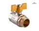 Кран шаровий Solomon ВН PN40 25 1" газовий - зображення 1