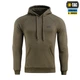 Кофта XL Raglan Olive M-Tac Hoodie Hard Dark Cotton - зображення 2