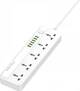Фильтр питания ProLogix Premium 5 розеток, 6 USB AUTO ID, 2 м Белый (PR-SC5614W) - изображение 2