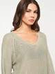 Пуловер женский Outhorn Sweater F009 OTHSS23TSWEF009-47S S Зеленый (5904698069231) - изображение 4
