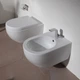 Біде підвісне Flaminia APP 54x36 h27cm, Latte Milky white matt (AP218) (AP218LAT) - изображение 2