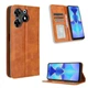 Чехол-книжка Deexe Retro Style для TECNO Spark 10 Pro - Brown - изображение 7
