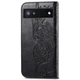 Чехол UniCase Butterfly Pattern для Google Pixel 6a - Black - изображение 3