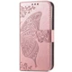 Чехол UniCase Butterfly Pattern для Google Pixel 6a - Rose Gold - изображение 2