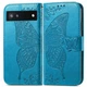 Чехол-книжка с рисунком UniCase Butterfly Pattern для Google Pixel 6a - Blue - изображение 1