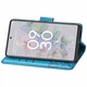 Чехол-книжка с рисунком UniCase Butterfly Pattern для Google Pixel 6a - Blue - изображение 5