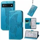 Чехол-книжка с рисунком UniCase Butterfly Pattern для Google Pixel 6a - Blue - изображение 6