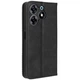 Чехол-книжка Deexe Retro Style для TECNO Spark 10 Pro - Black - изображение 6