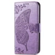 Чехол-книжка с рисунком UniCase Butterfly Pattern для Google Pixel 6a - Light Purple - изображение 2