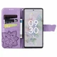 Чехол-книжка с рисунком UniCase Butterfly Pattern для Google Pixel 6a - Light Purple - изображение 4